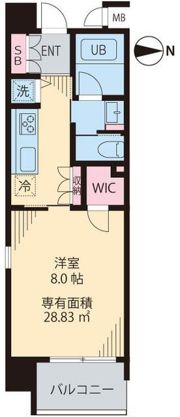 ビイルーム武蔵小杉の間取り画像