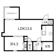 道徳テラスの間取り画像