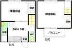 梶谷アパート 中の間取り画像