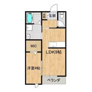 セレーノ小松Aの間取り画像
