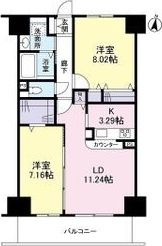 エスヴェール北梅田の間取り画像