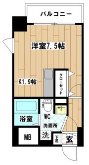アピアランス南小倉の間取り画像