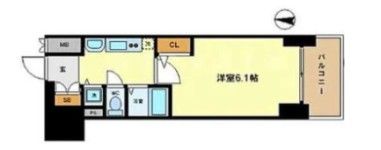 プレサンス梅田北デイズの間取り画像