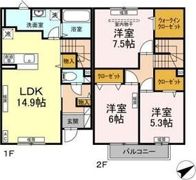 CLARIS SUMIYOSHI Aの間取り画像