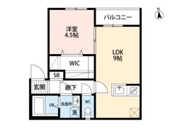 LaLuce黒住(ラ・ルーチェ)の間取り画像