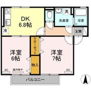 セジュール永木 Ⅱの間取り画像
