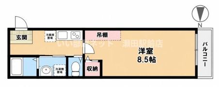 アークリード 浜大津の間取り画像