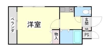 ルミエールUOZAKIの間取り画像