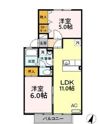 メルベーユ Aの間取り画像