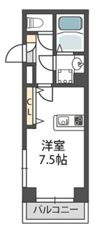 グランパシフィック難波元町の間取り画像