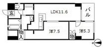 ベルコート東原の間取り画像