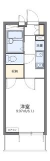 レオパレスグリーンビュー和田の間取り画像