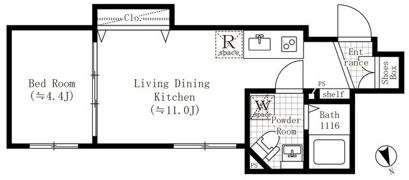CREATIF池袋本町の間取り画像