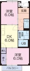 Surplus Twoマーベラス95の間取り画像