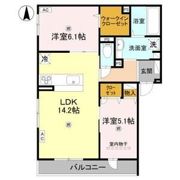 D-ROOM速見町の間取り画像