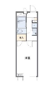 レオパレスフジニューコートの間取り画像