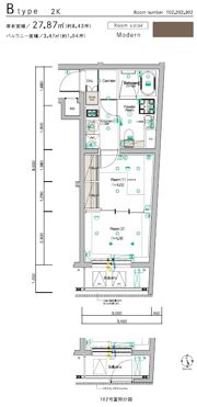 SYFORME KOMAGOMEⅡの間取り画像