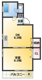 上板橋IMAハイツⅡの間取り画像
