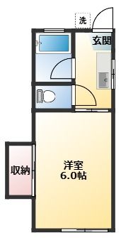 ハイムモトヤマの間取り画像