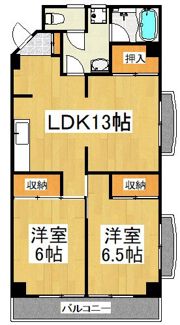サンライズ福沢の間取り画像