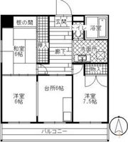 イミソーレ岩倉の間取り画像