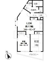 ユリシーズ浜田山の間取り画像
