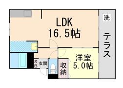 メゾンドリュウ桃園の間取り画像