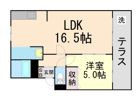 メゾンドリュウ桃園の間取り画像