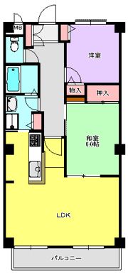 レオン友田の間取り画像