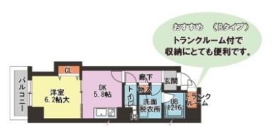 カーサ ラピスの間取り画像