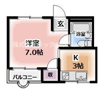 イーストパレス大日の間取り画像