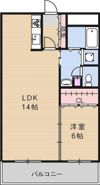 アパートメントK'S福島の間取り画像