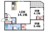 グラン今里NORTHの間取り画像