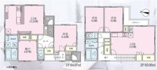 自由が丘戸建の間取り画像