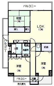 サーパス城山西通りの間取り画像