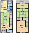 西郷通4丁目貸家(向かって右)の間取り画像