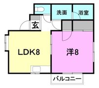 仙波ハウスの間取り画像