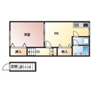 南洋荘の間取り画像