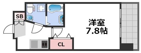 AFFLUENCE難波の間取り画像