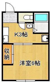 コーポ清水台の間取り画像