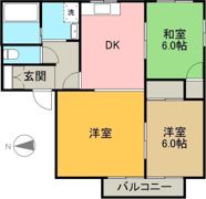 ハイムドラセナ B棟の間取り画像