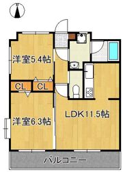 T-FLAT58の間取り画像