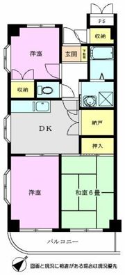 ウイング朝霞台の間取り画像