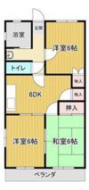 三栄コーポの間取り画像