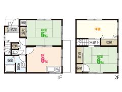 西原2丁目 一戸建の間取り画像