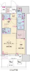 ソルテラスKOBEハーバーランドARCOの間取り画像