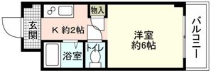 ファミール牛田の間取り画像