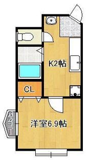 STY－1マンションの間取り画像