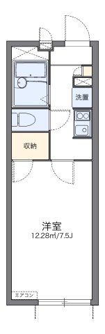 レオパレスアムールⅡの間取り画像