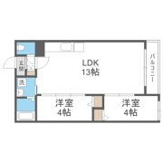 TIO Parterreの間取り画像